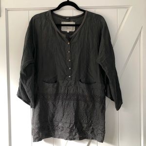 Vintage Johnny Was tunic blouse